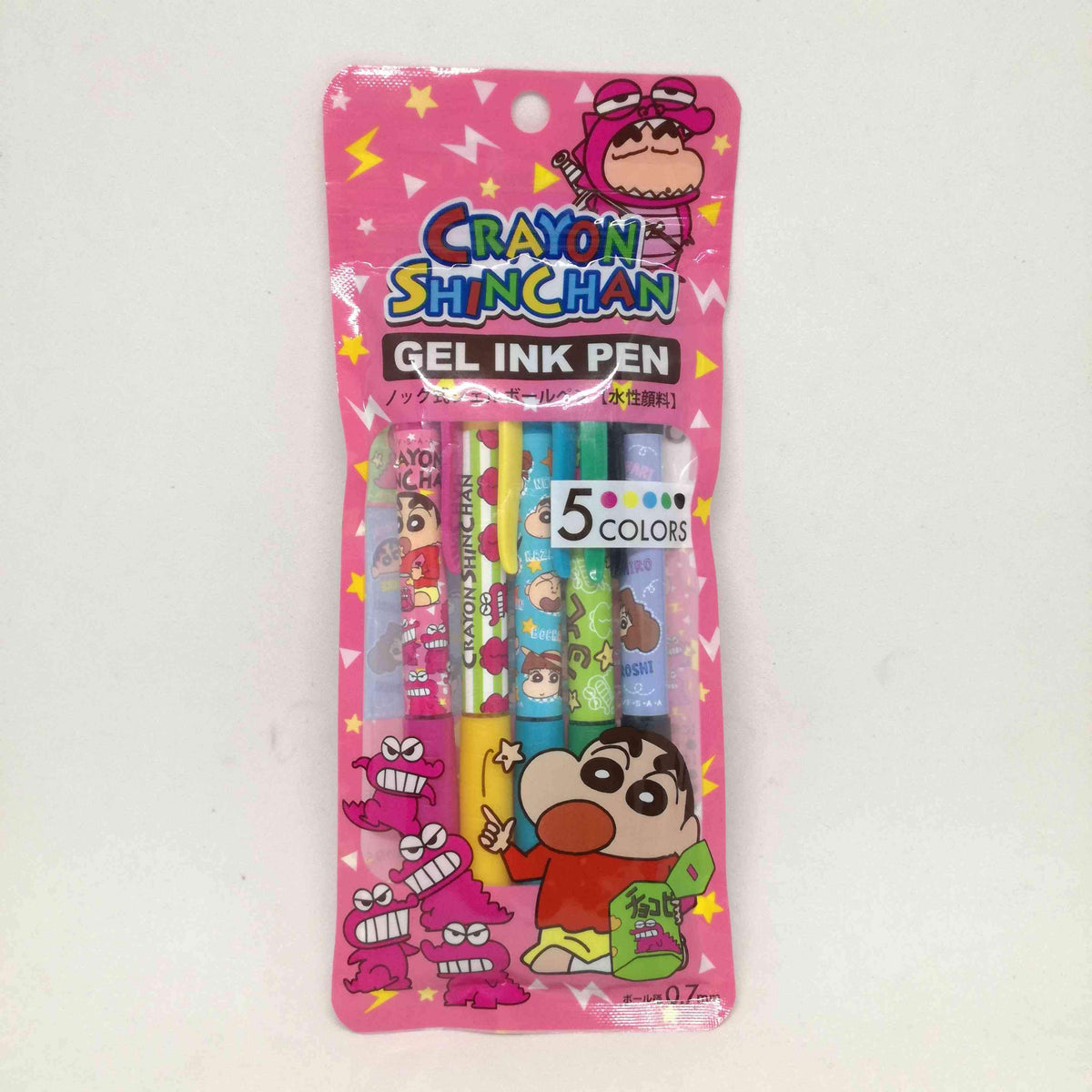 Crayon Shincan Gel Ink Pen Set 5 B