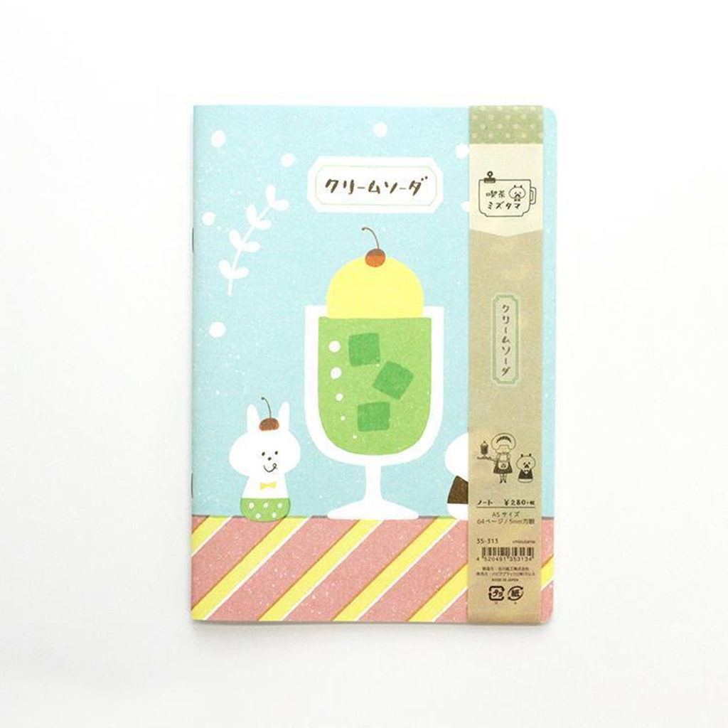 Mizutama Cafe Notebook Cream Soda