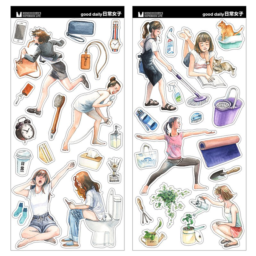 Monchiichen Sticker - Women&#39;s Daily