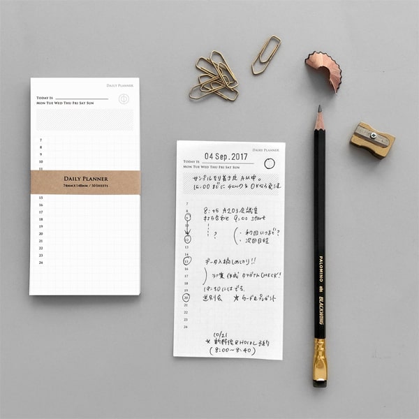 Knoopworks Daily Schedule Memo