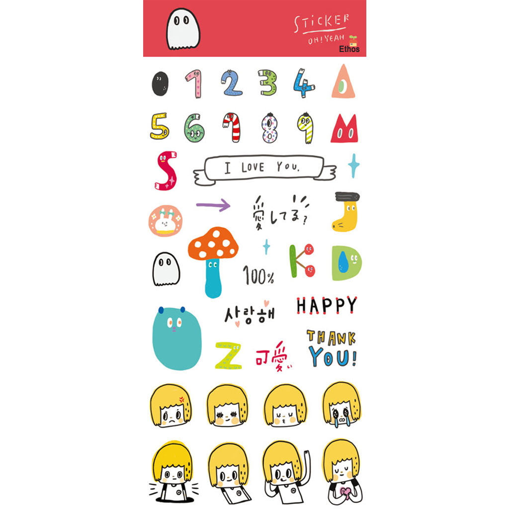 Ethos Morita Daily Transparent Sticker