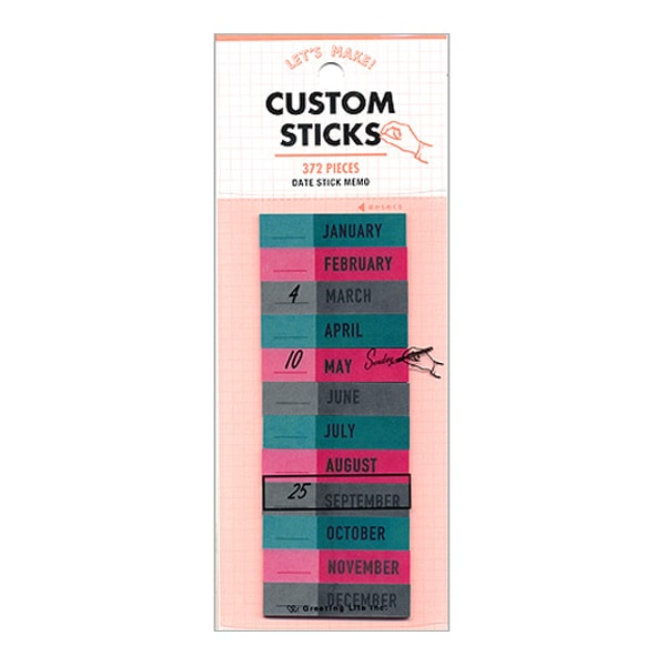 Custom Sticks Date Stick Memo