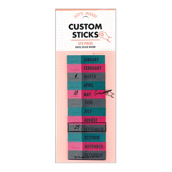 Custom Sticks Date Stick Memo