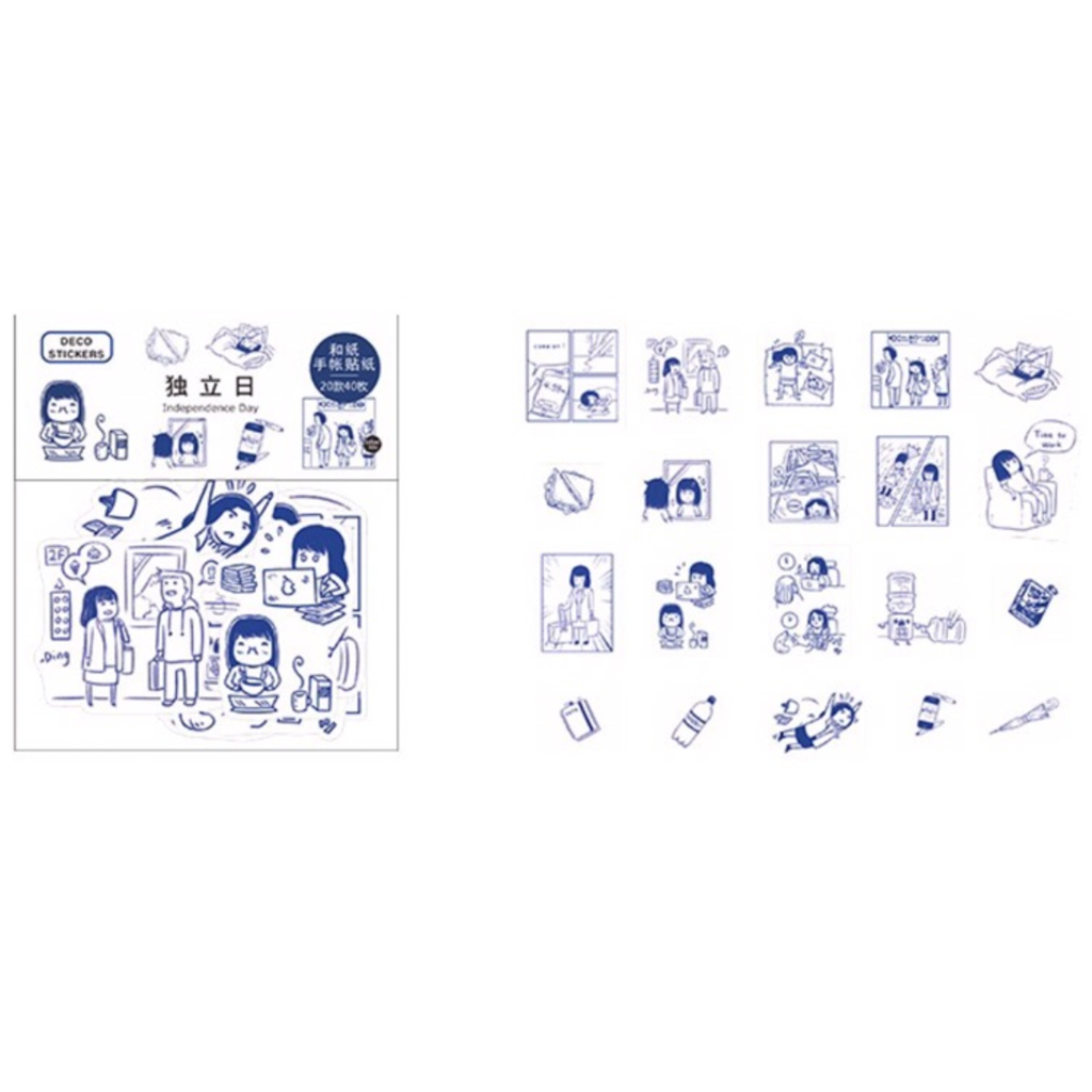 Infeel.me Deco Sticker Independence Day