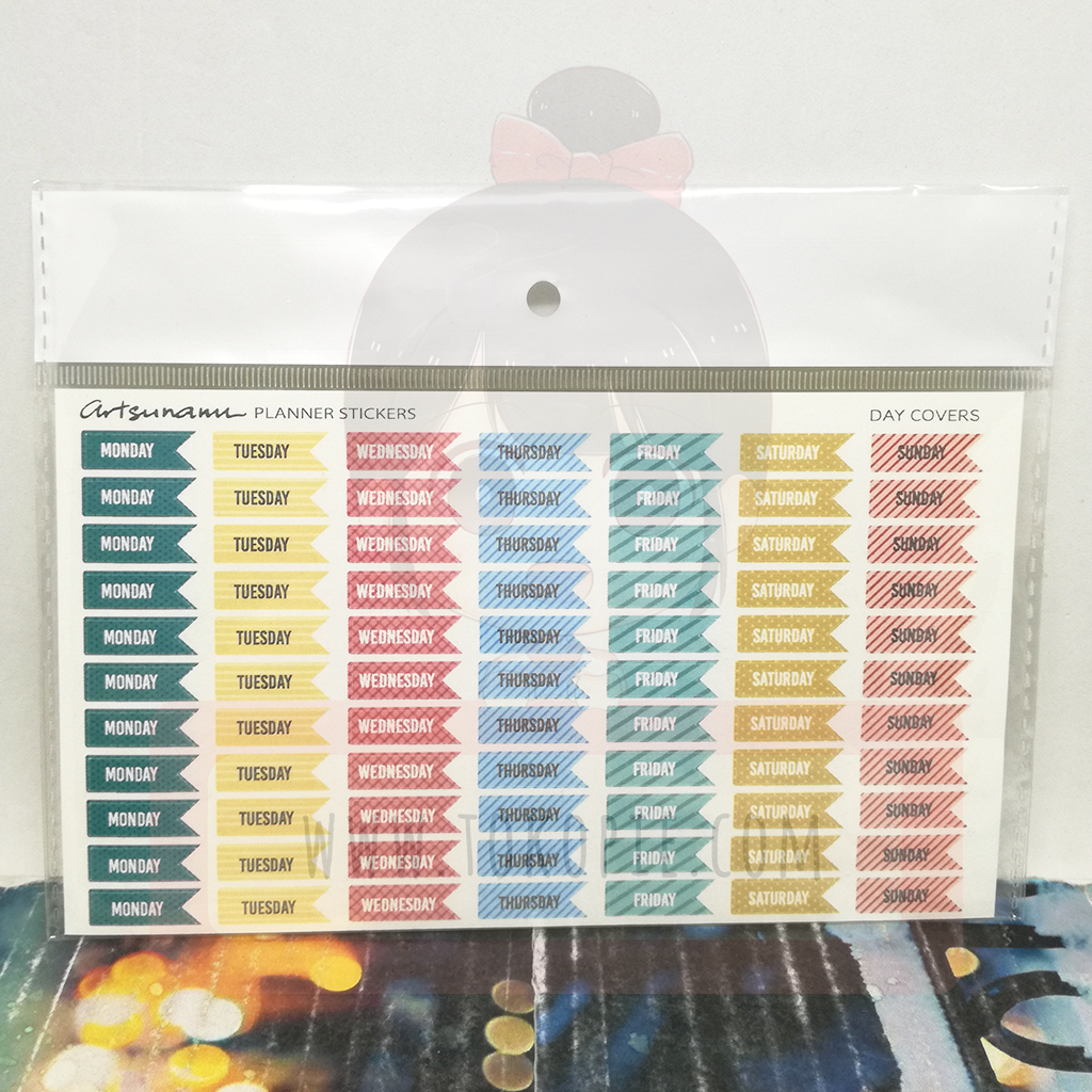 Artsunami Planner Sticker Day Covers