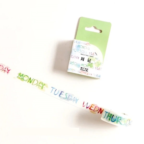 Infeel.me Masking Tape - Watercolored Days