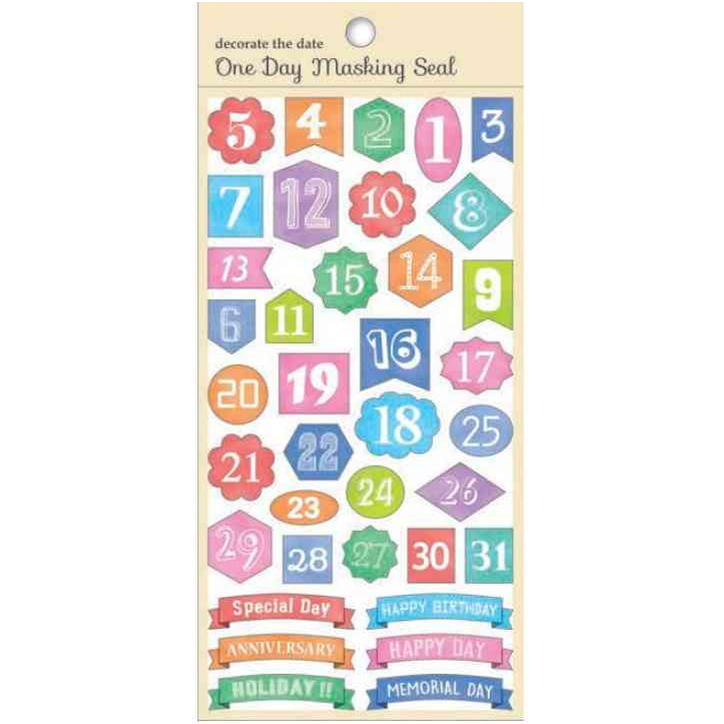 Pine Book Stickers - One Day Masking Seal 2
