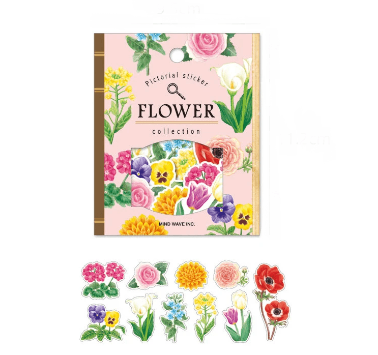 Mind Wave Flower Pictorial Sticker