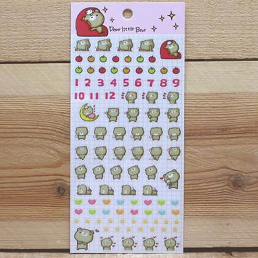 Ethos Illustration Transparent Sticker - Dear Little Bear