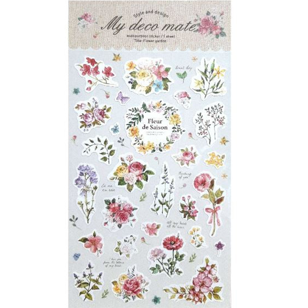 Sticker My Deco Mate Flower Garden