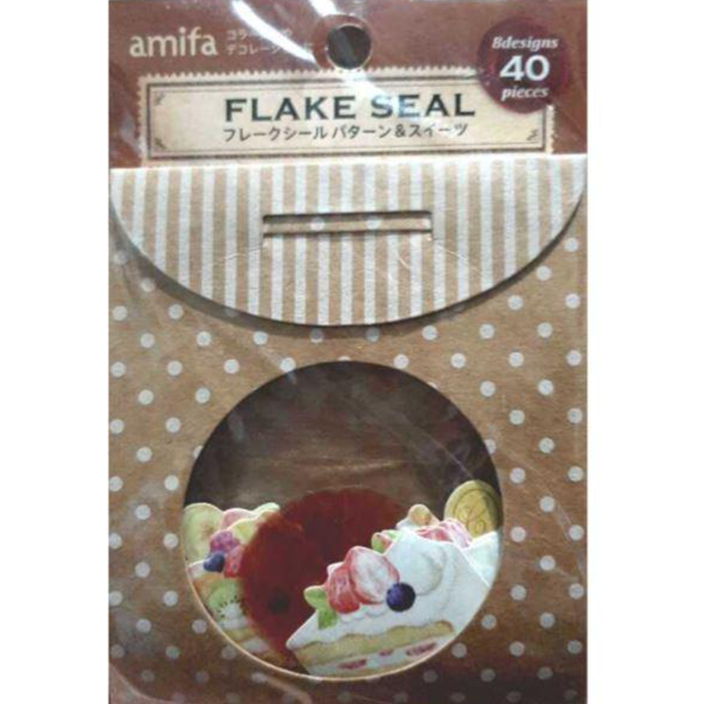 Amifa Dessert Flake Seal Sticker