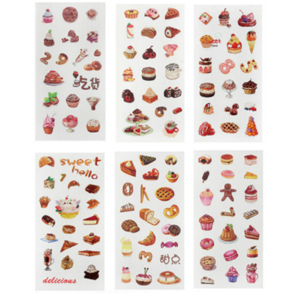 Dessert Temptation Decorative Sticker
