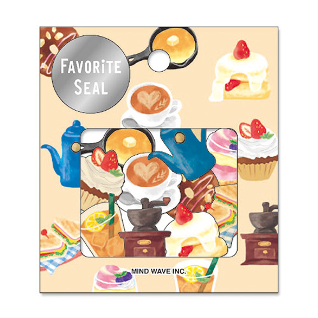Mind Wave Dessert Favorite Seal Flake Sticker