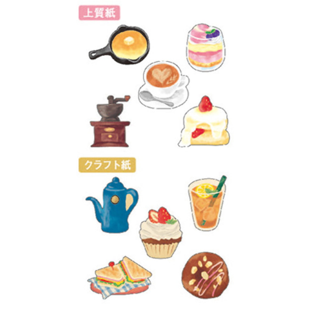 Mind Wave Dessert Favorite Seal Flake Sticker