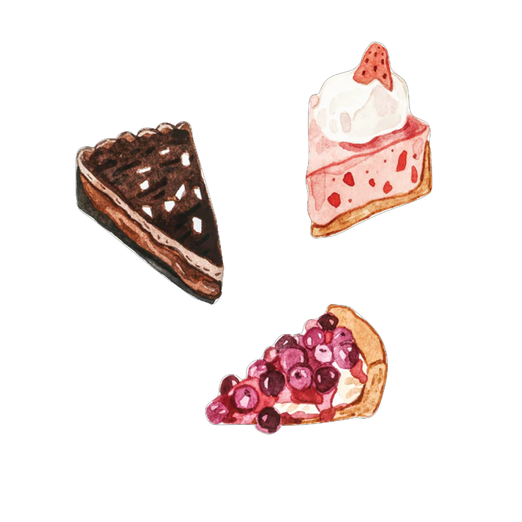 Mossery Artist Series Stickers Dessert Tarts