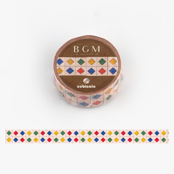 BGM Masking Tape Cubicolo Diamond