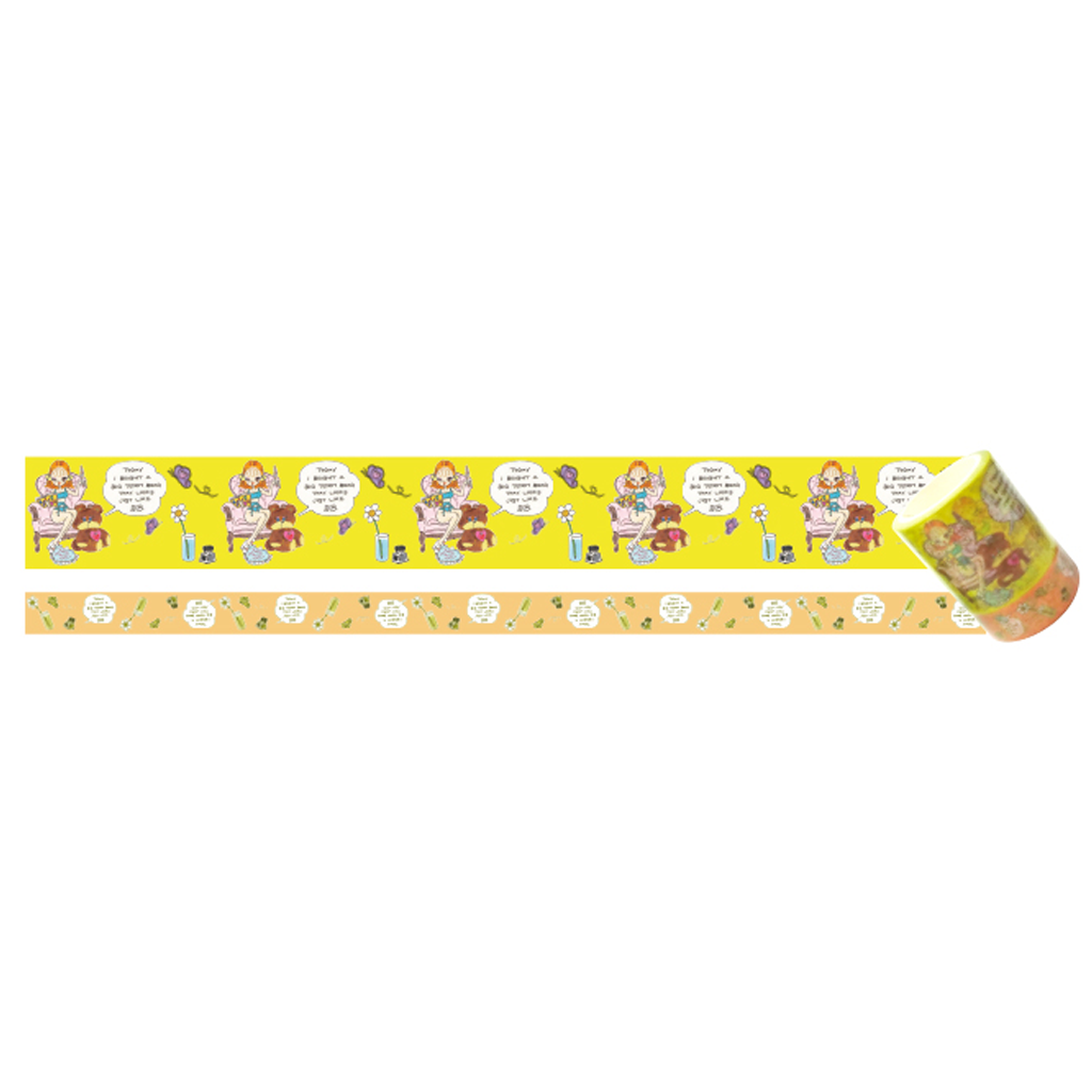 Foxy Illustration Masking Tape - Foxy's Diary