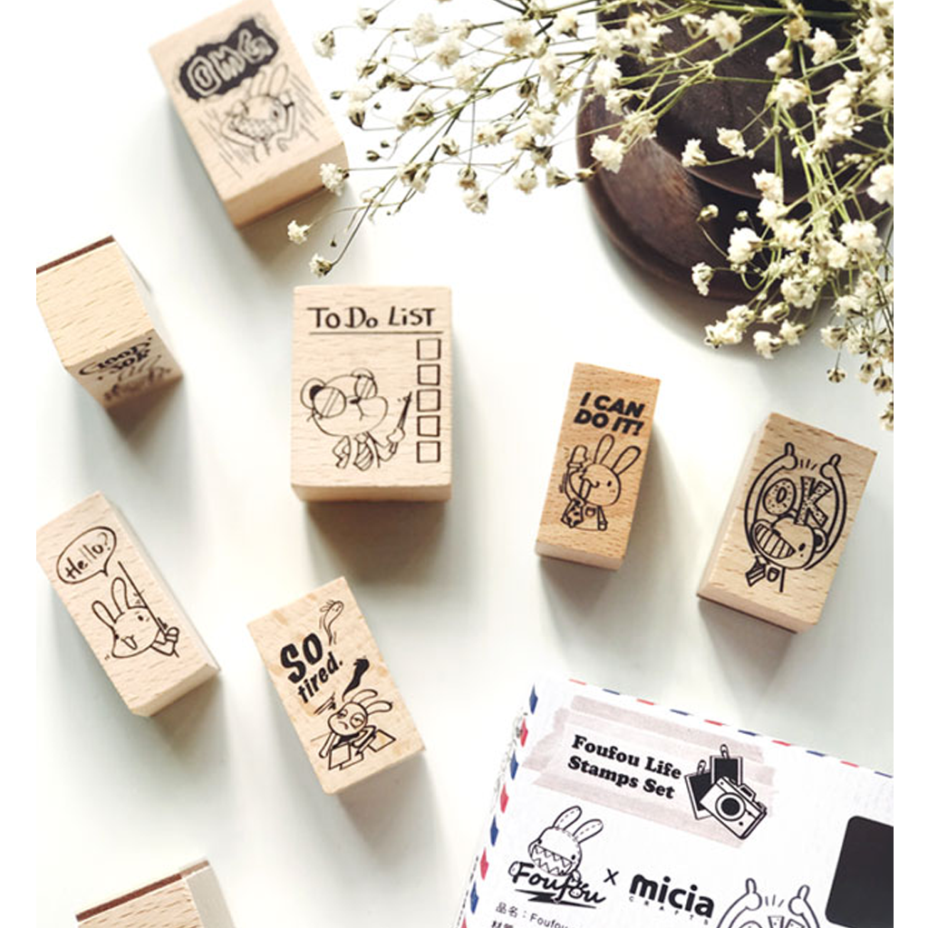 Micia X Foufou Life Stamp Set Diary