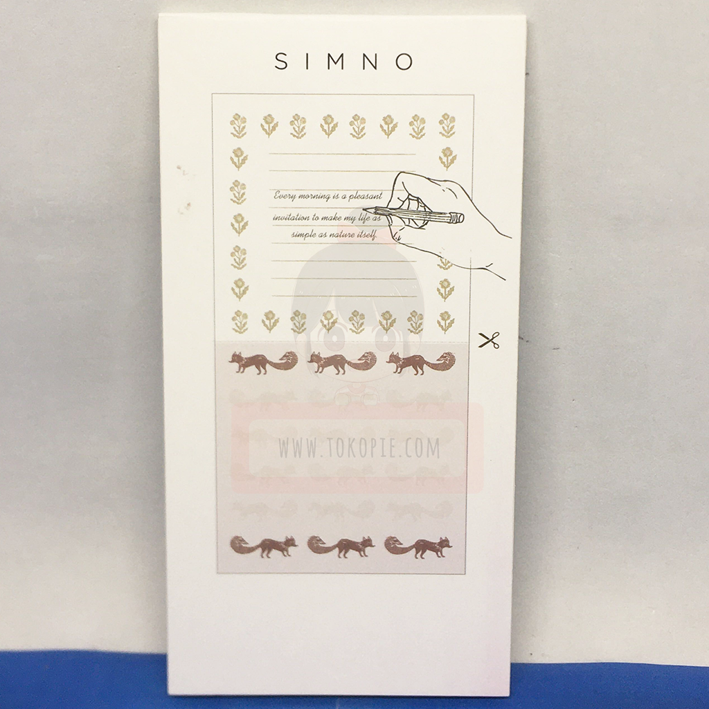 Simno Notepad Diary Of Content