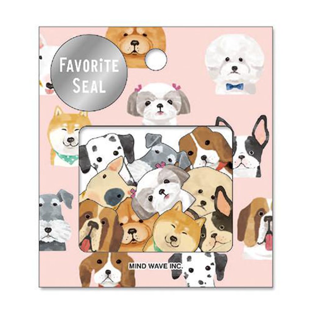 Mind Wave Puppies Favorite Seal Flake Sticker