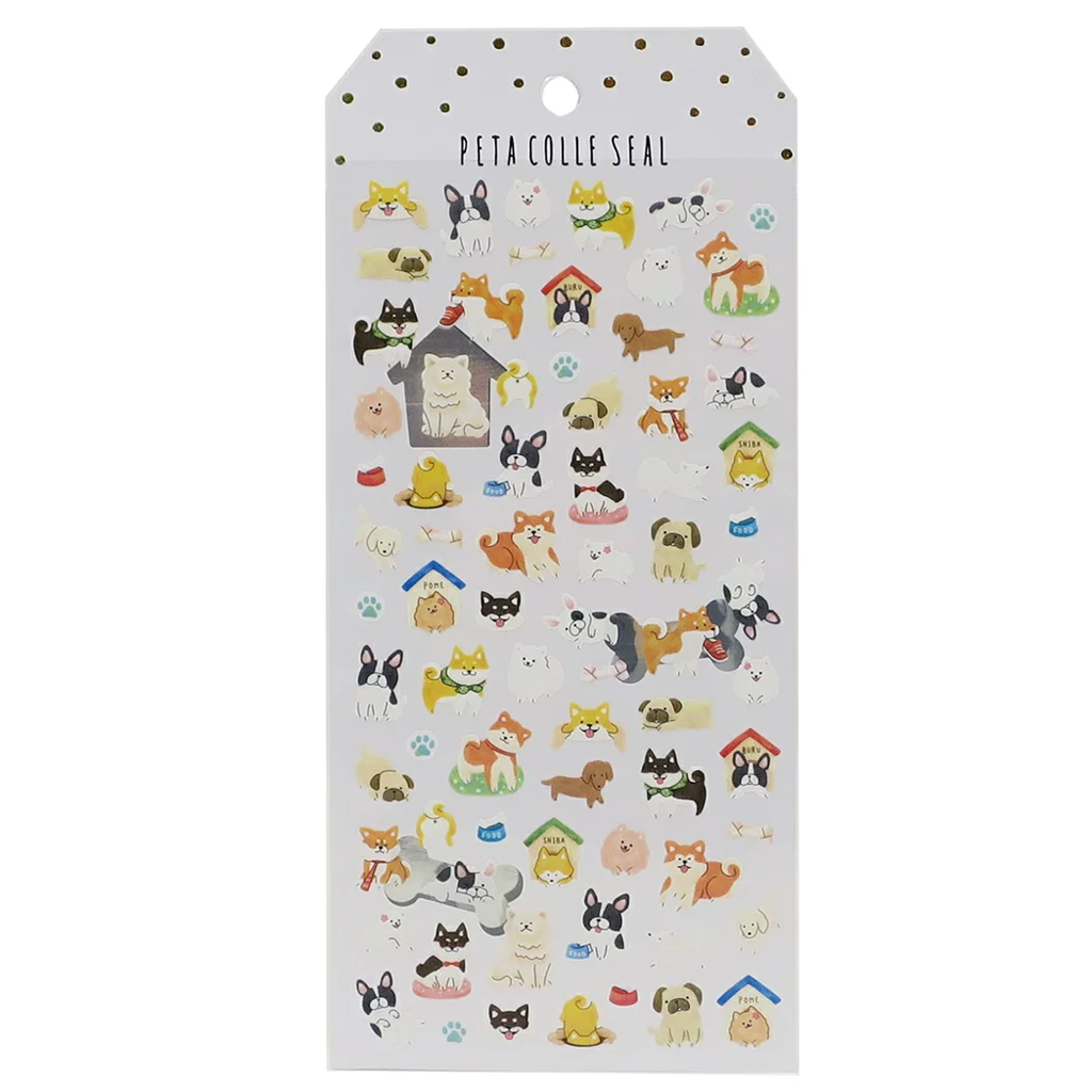 Peta Colle Seal Sticker - Bow Bow Dog Walk