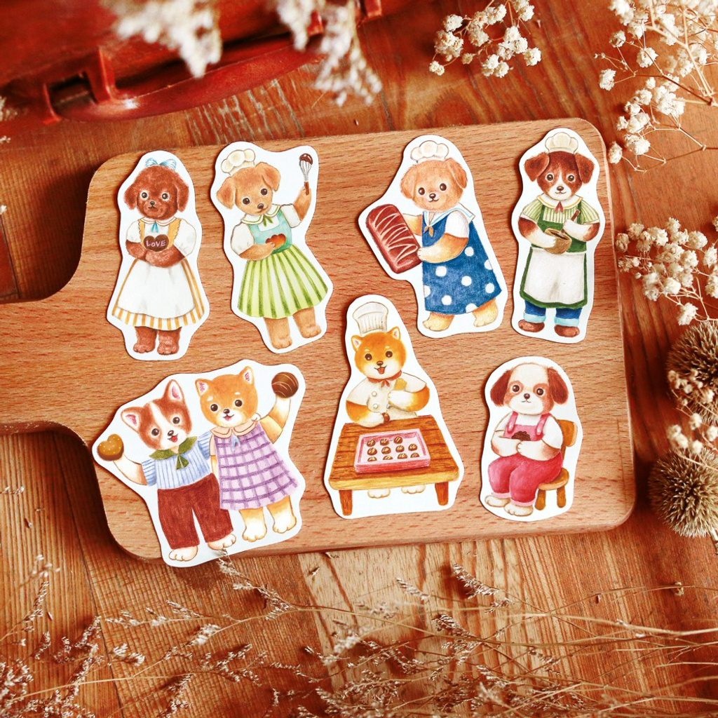 Flake Sticker Meow Meow Star - Dog Chocolate Shop