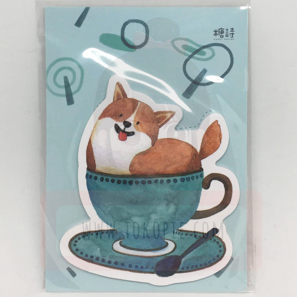 Candy Poetry Sticky Notes Dog In A Cup