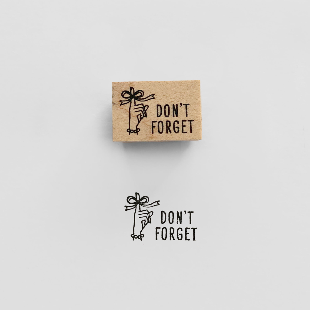 Knoopworks Rubber Stamp - Don&#39;t Forget