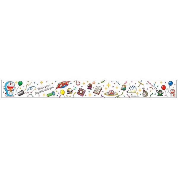 Doraemon 50th Anniversary Pattern Masking Tape