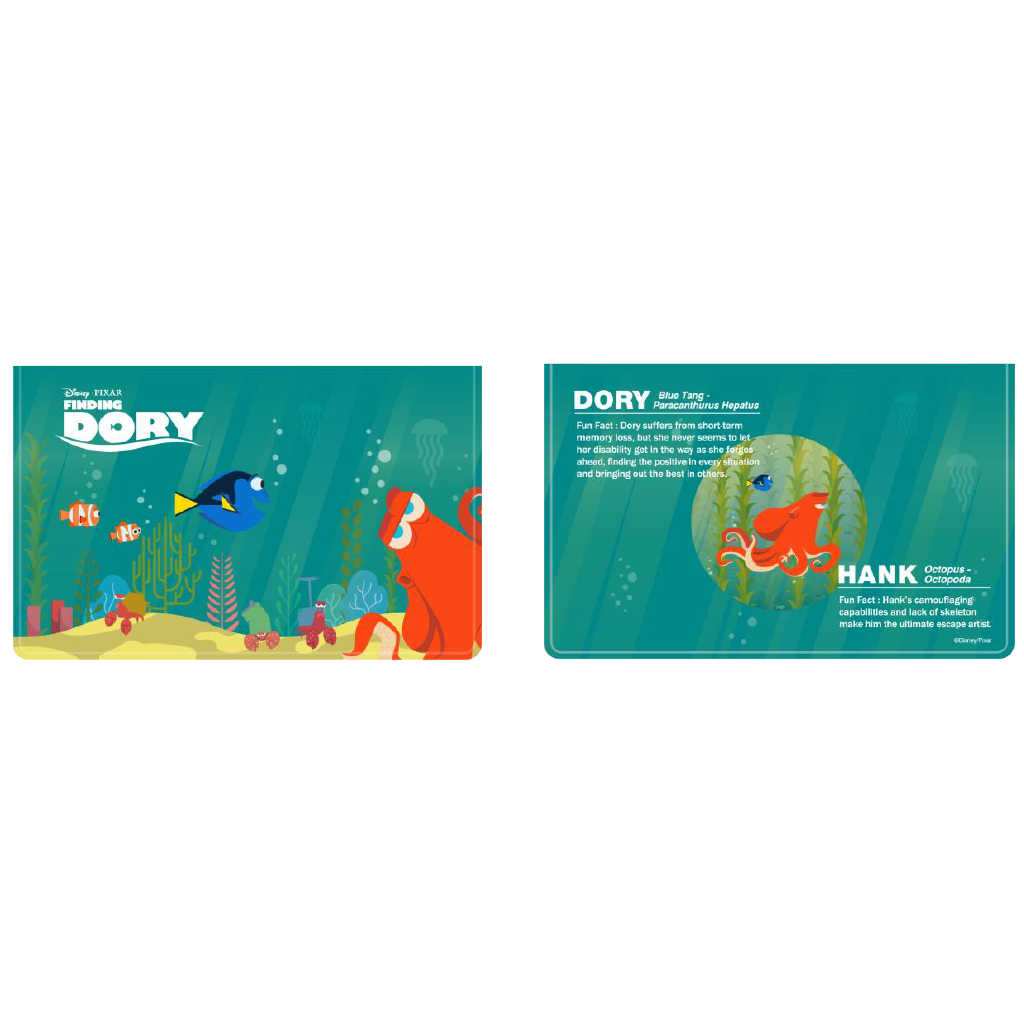 Disney Bank Book Passport Case Finding Dory B