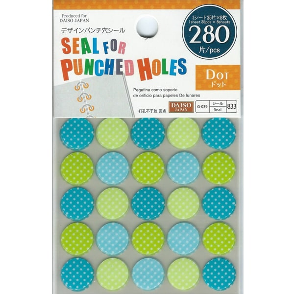 Seal For Punched Holes Dot