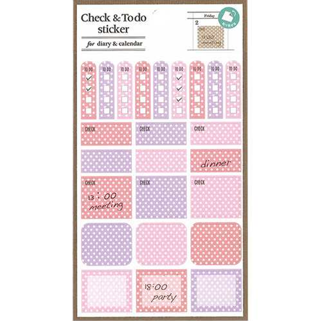 Labclip Check &amp; ToDo Handbook List Label Sticker