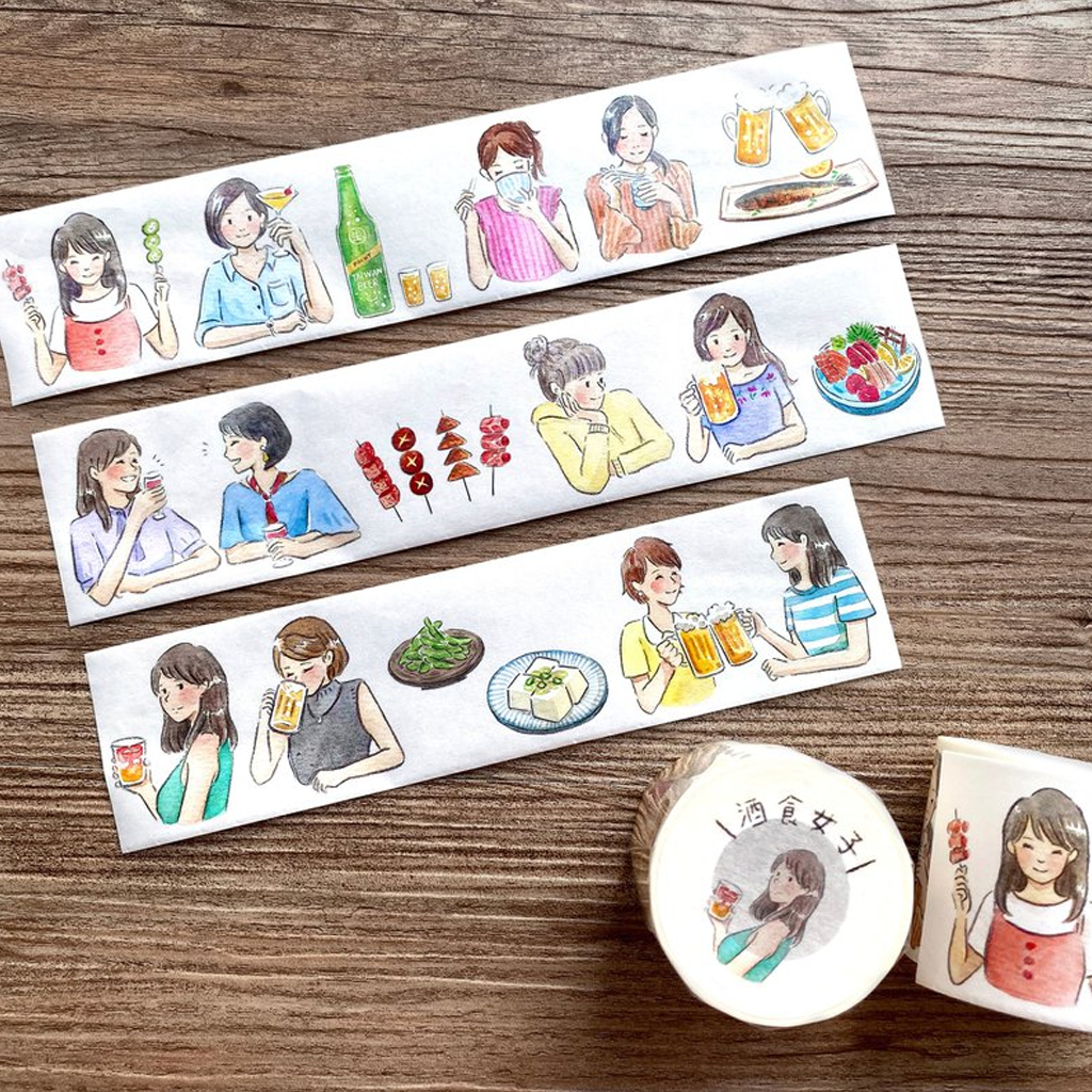 Point Chen Masking Tape - Drinking Girls