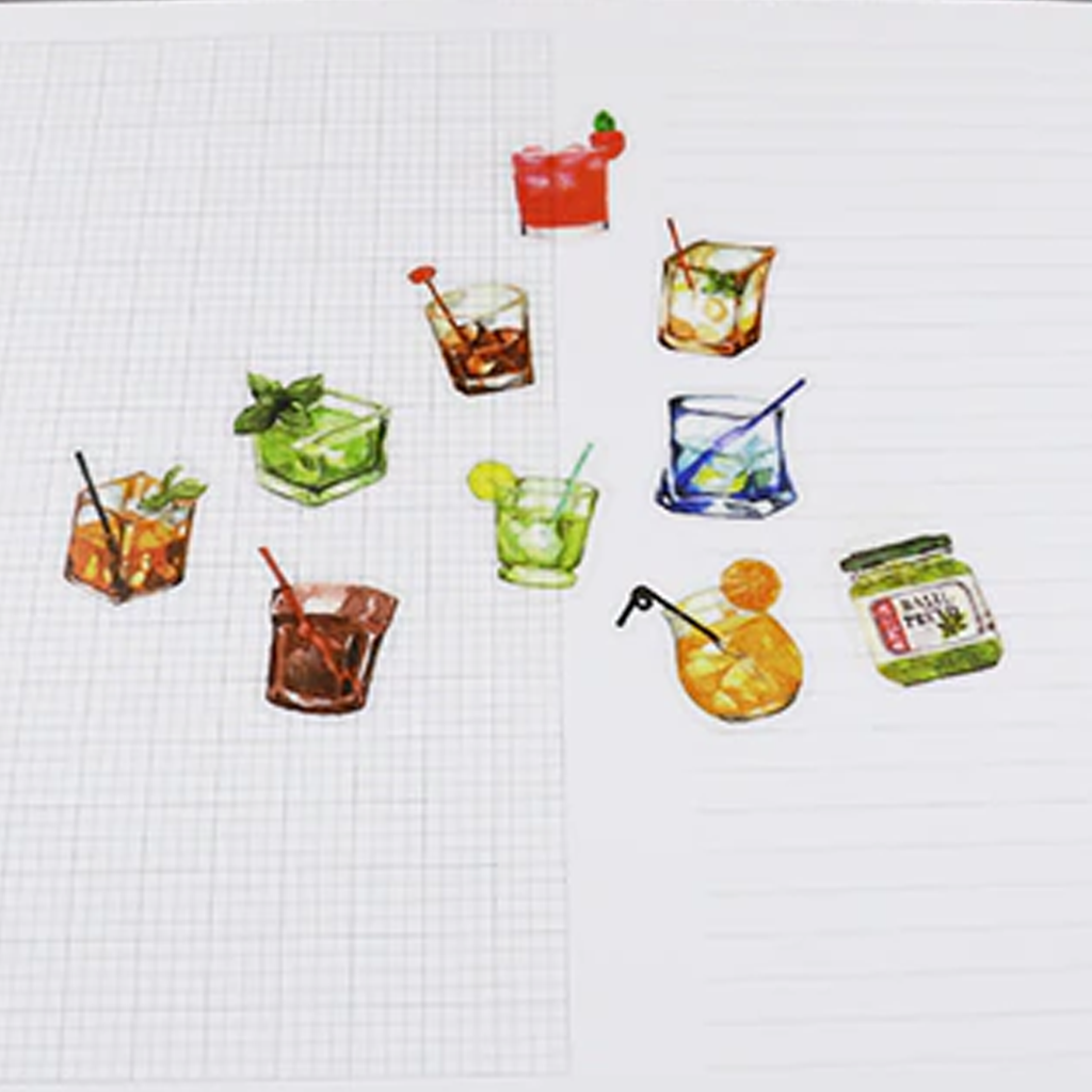 Alideco Life Flake Sticker Drinks