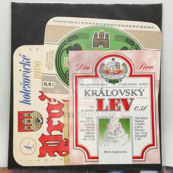 Vintage 3 Set Labels E