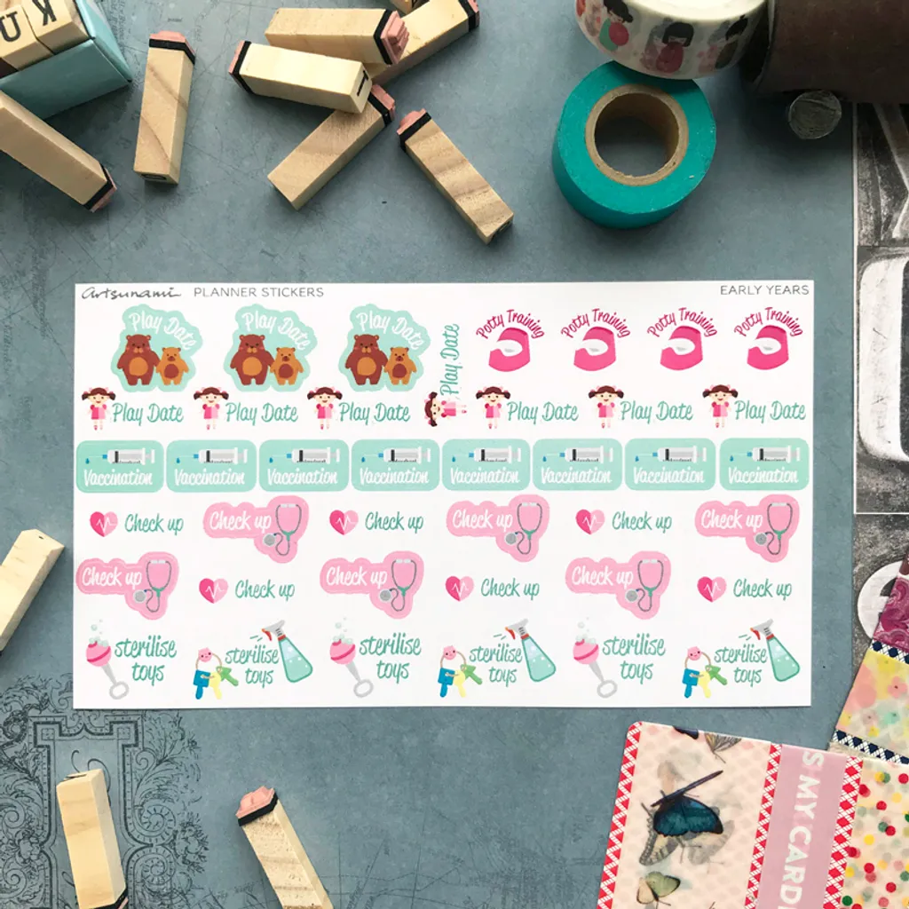 Artsunami Planner Sticker Early Years
