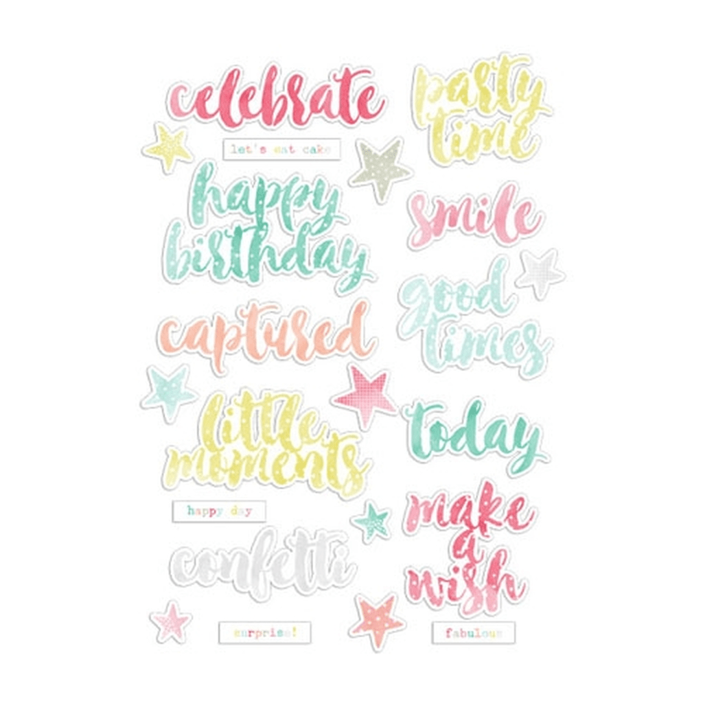 Pretty Little Studio Die Cuts - Eat Cake