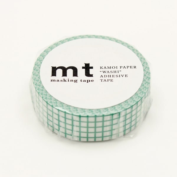 MT Masking Tape Grid Emerald