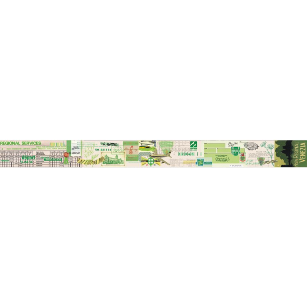 Mo. Card Masking Tape Retro Enthusiasm Series Emerald