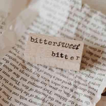 Emma Yeon Bitter Sweet Rubber Stamp