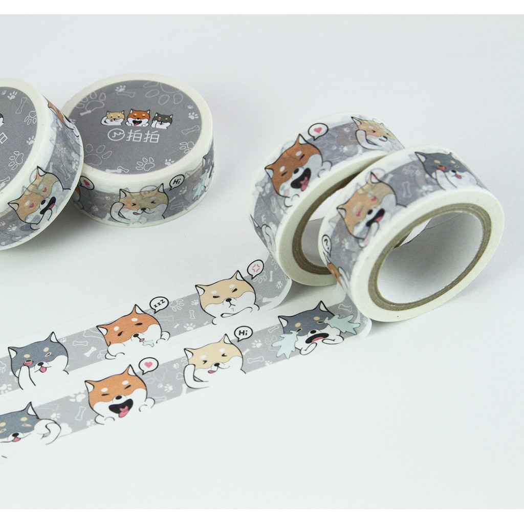 Shiba Inu Emotion Masking Tape