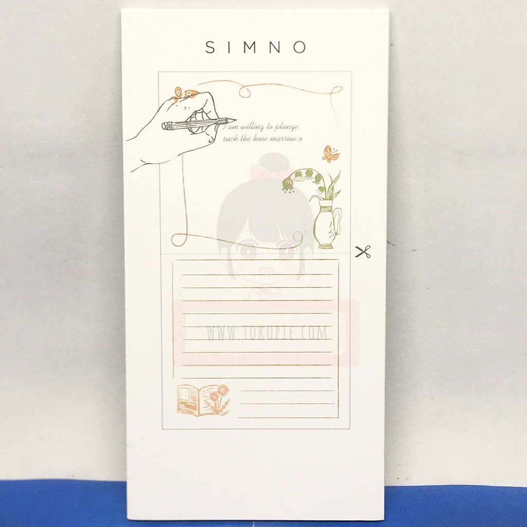 Simno Notepad Take Enjoy Poetry