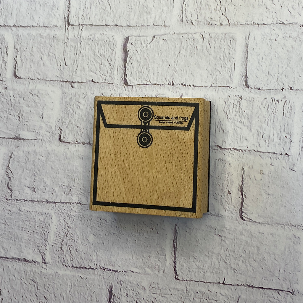 Squirrels And Frogs Rubber Stamp - Envelope