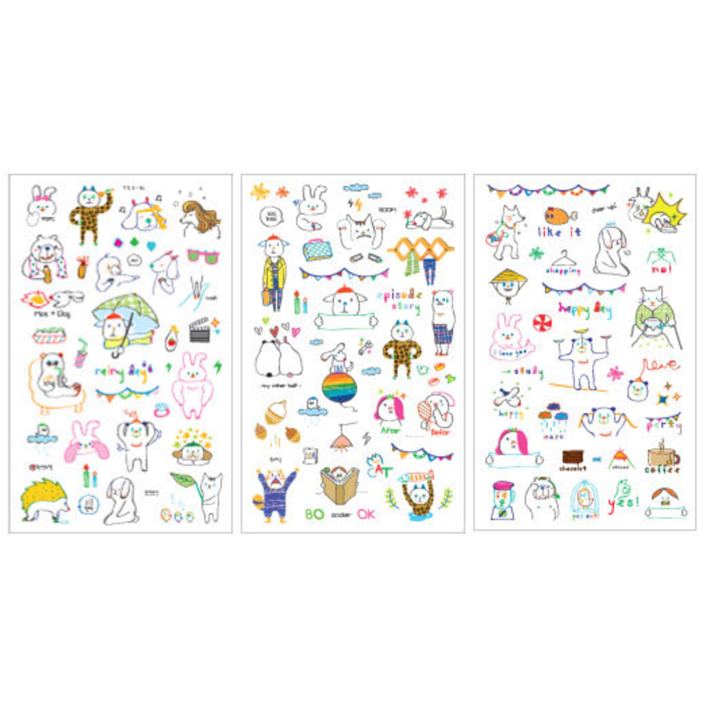 Funny Sticker World Sticker - Episode Story