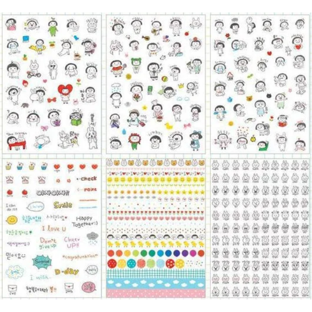 Daiso Schedule Sticker - tokopie