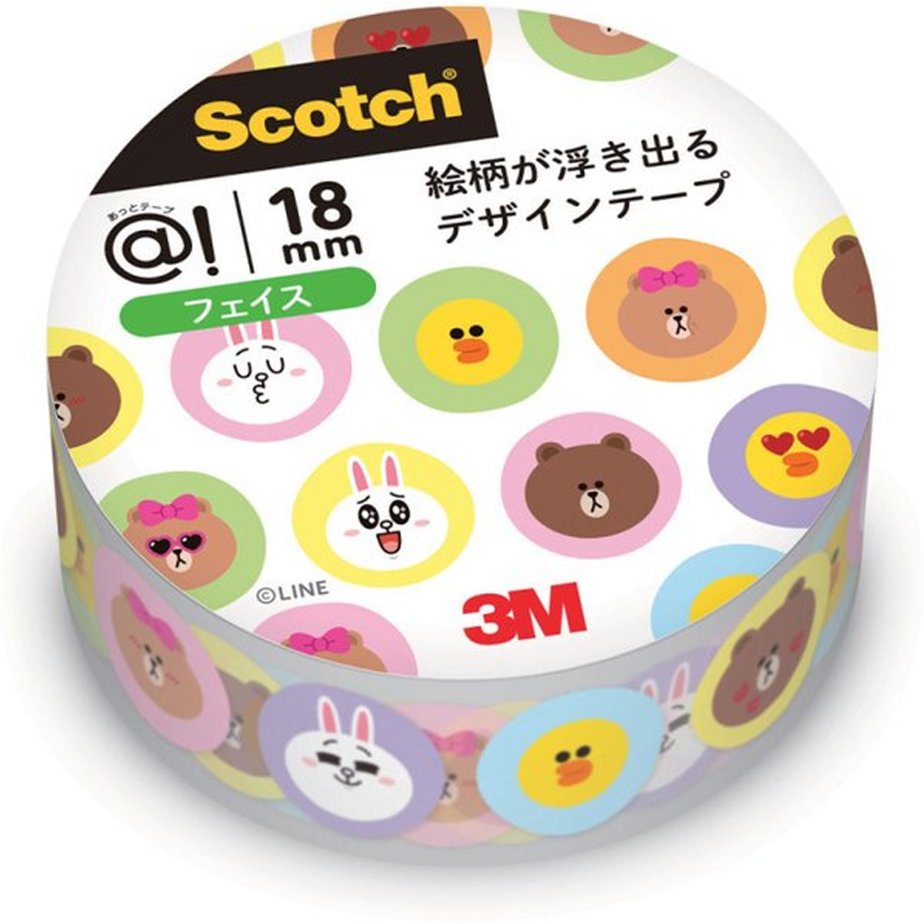 Scotch Atto Masking Tape LINE Face