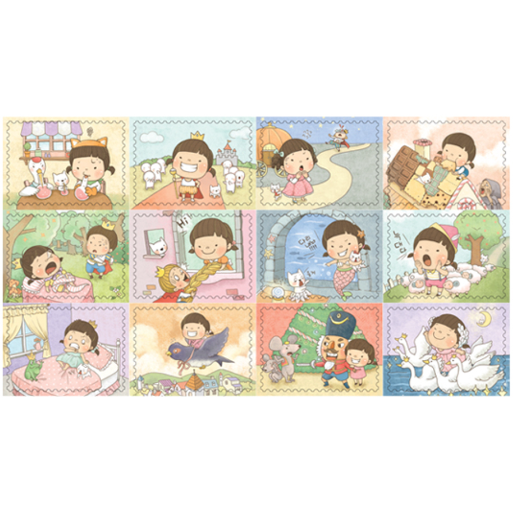Momoi Postage Stamp Sticker Fairy Tale