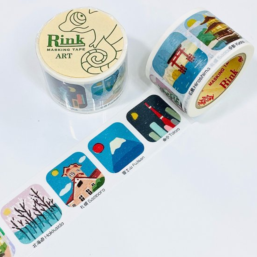 Rinrei Rink Masking Tape 10 Famous Places In Japan