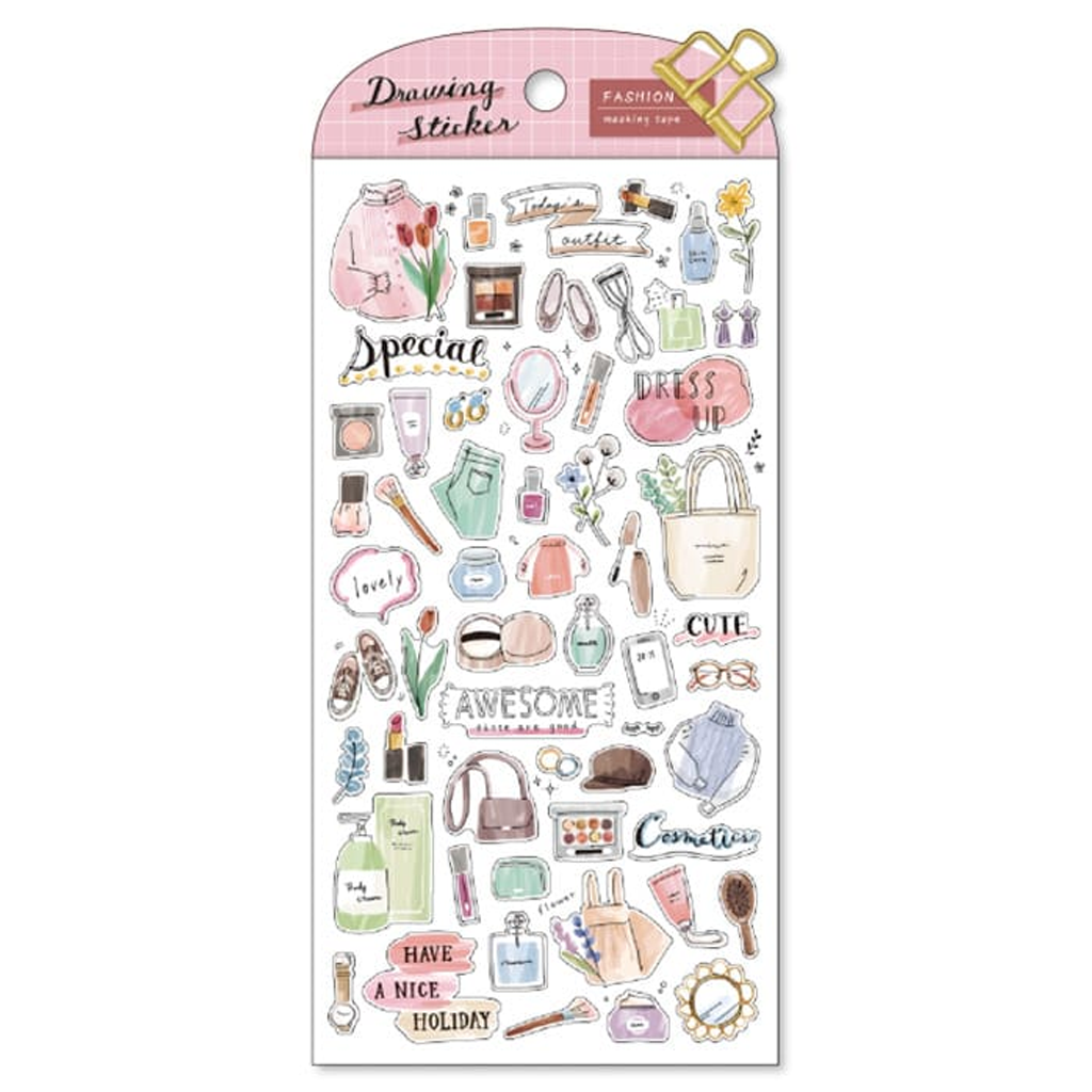 Mind Wave Drawing Sticker Fashion
