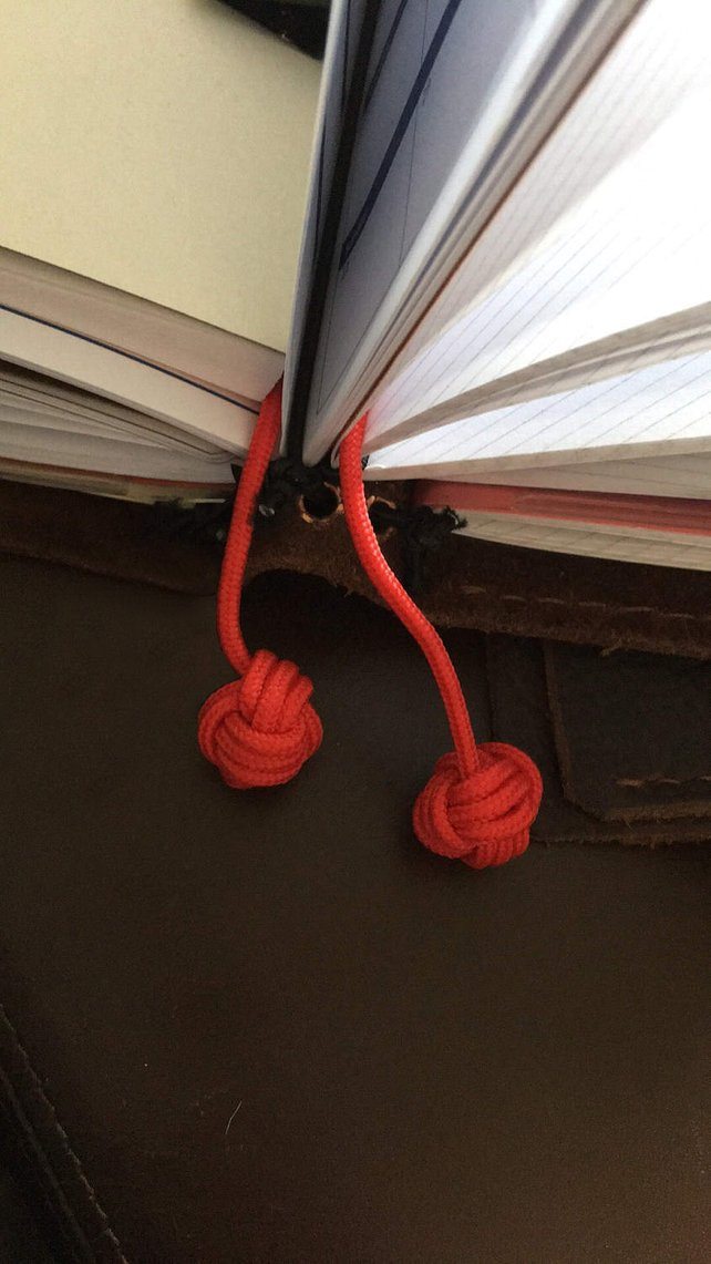 Monkey Knot Bookmark For Travelers Notebook